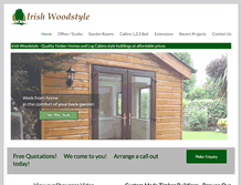 Tablet Screenshot of irishwoodstyle.com